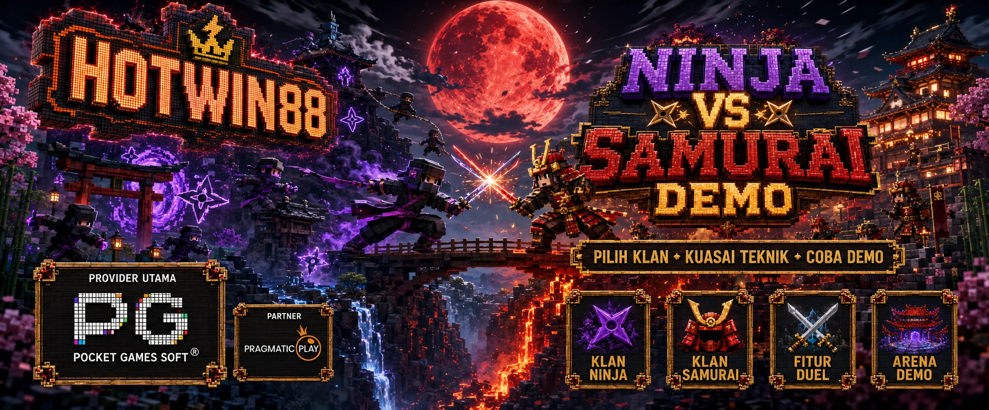 Banner artikel Ninja VS Samurai Demo